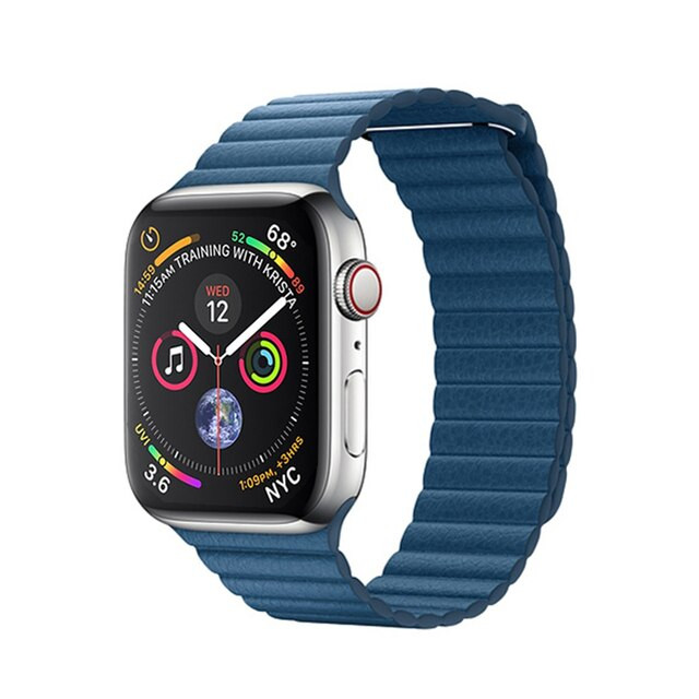 Ремешок для Apple Watch Leather Loop 38/40/41mm Голубой | Фото 1 из 2