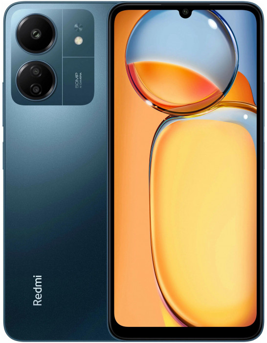 Смартфон Xiaomi Redmi 13C 4/128GB Синий (Blue) | Фото 1 из 8