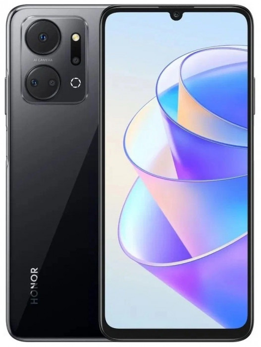 Смартфон Honor X7A Plus 6/128GB Черный (Midnight Black) | Фото 1 из 6