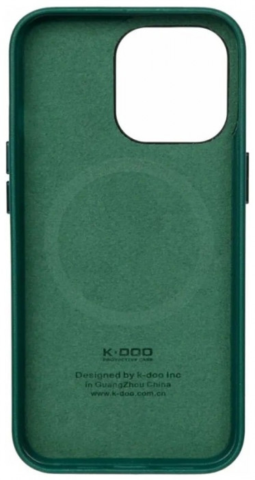 Чехол K-DOO NOBLE для iPhone 14 Plus Зеленый | Фото 3 из 6