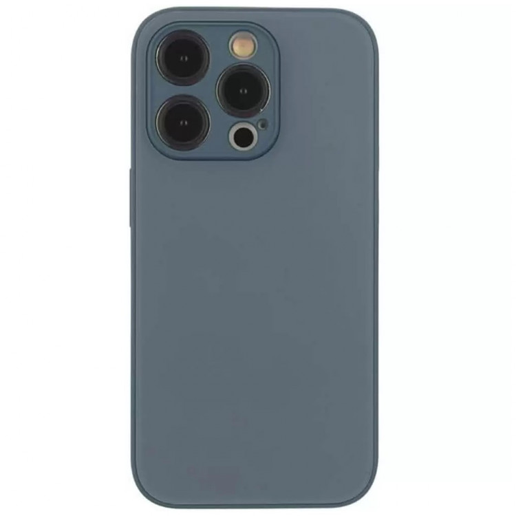 Чехол защитный VLP Glaze Case с MagSafe для iPhone 15 Pго Синий (Blue)