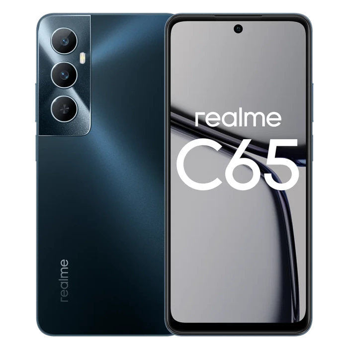 Смартфон Realme C65 6/128GB Черный (Mighty Black) | Фото 1 из 6