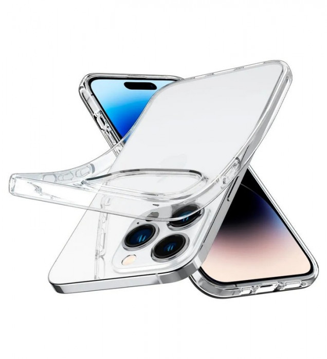 Чехол-накладка Gurdini противоударный для iPhone 14 Pro Max Прозрачный | Фото 2 из 5
