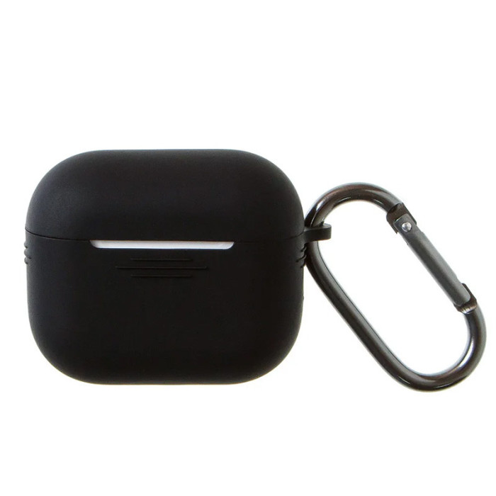 Чехол Silicone Case Protection на AirPods 3 Черный | Фото 2 из 2
