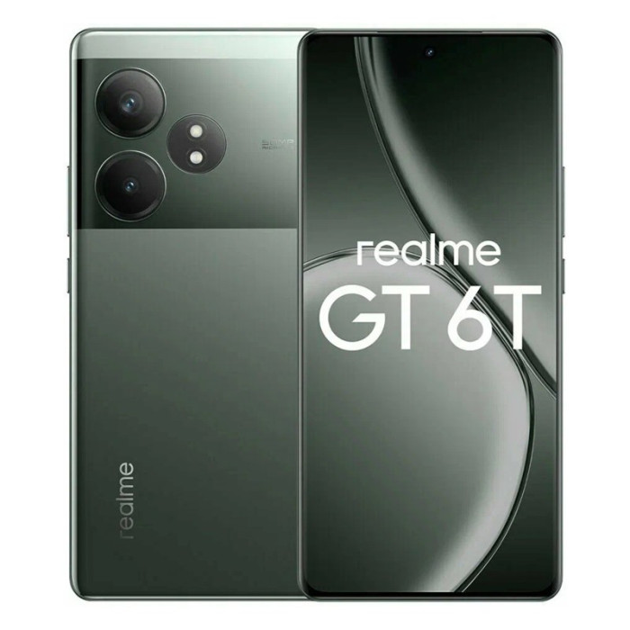 Смартфон Realme GT 6T 12/256GB Зеленый (Green) | Фото 1 из 6