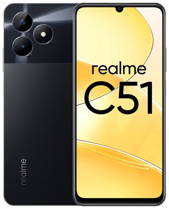 Смартфон Realme C51 4/128GB Черный (Black) EAC | Фото 9 из 9