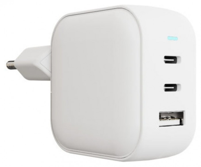 Сетевое зарядное устройство VLP G-Charge 65Вт 2USB-C+USB-A PD QC белый | Фото 1 из 7