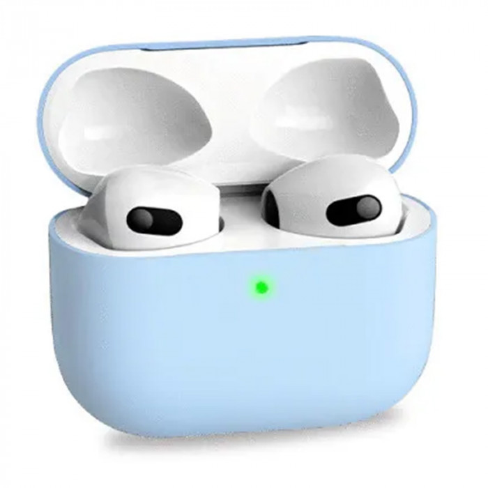 Чехол Silicone Case Protection на AirPods 3 Голубой | Фото 2 из 3