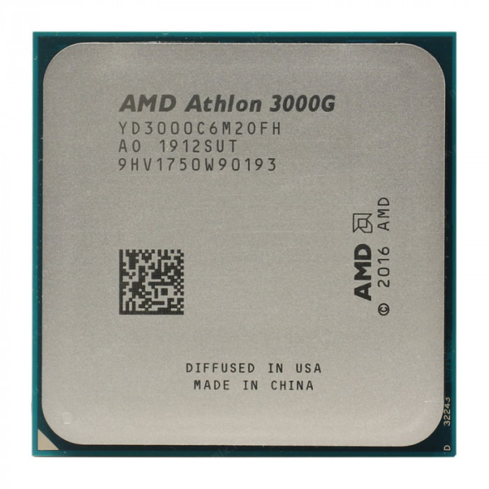 Процессор AMD Athlon 3000G, AM4, OEM (YD3000C6M2OFH) | Фото 1 из 2