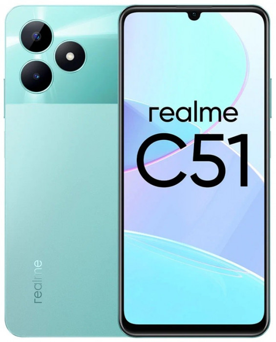 Смартфон Realme C51 4/128GB Зеленый (Mint Green) EAC | Фото 11 из 11
