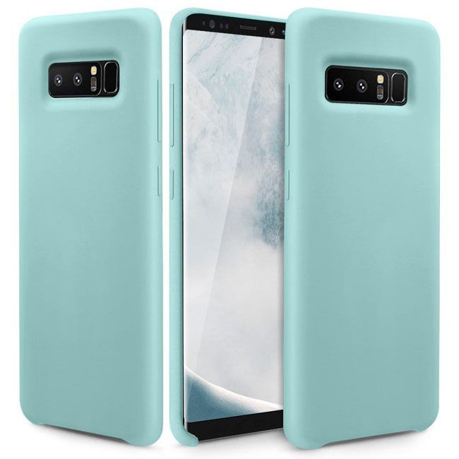 Чехол-накладка Silicone Cover для Xiaomi Redmi Note 8 Мятный | Фото 2 из 2