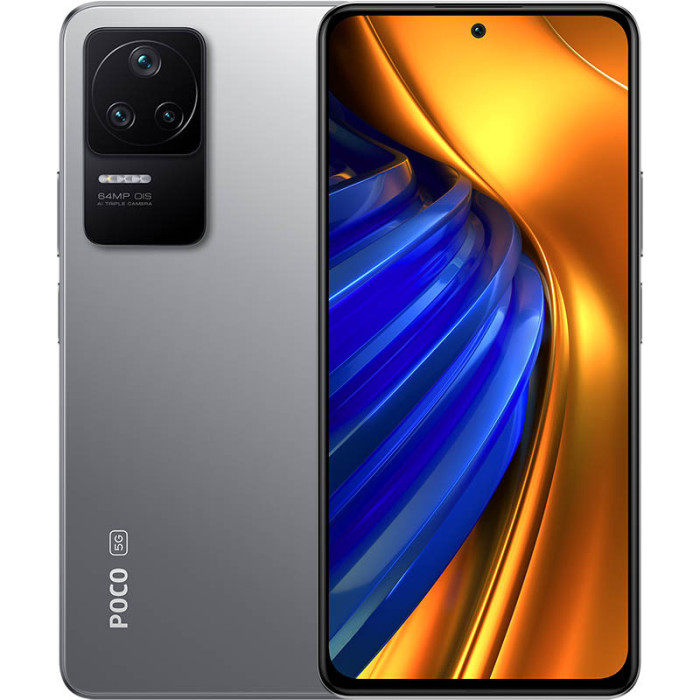 Смартфон Poco F4 8/256GB Серебро (Moonlight Silver) | Фото 2 из 2