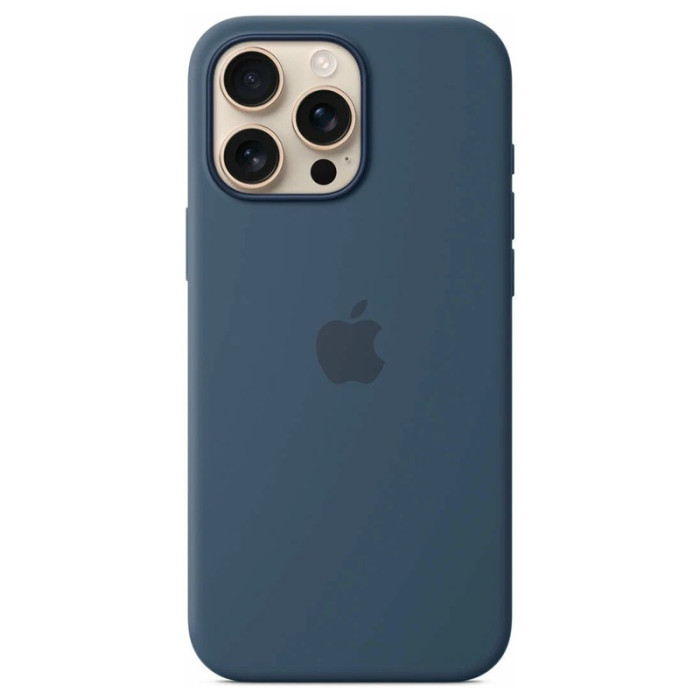 Чехол накладка для iPhone 16 Pro Max 6.9" Silicone Case with Magsafe Denim | Фото 1 из 1