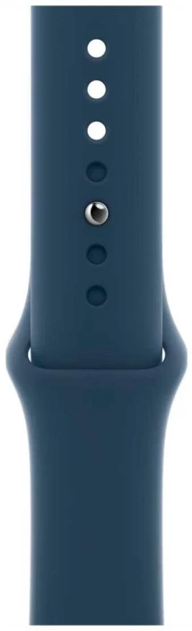 Умные часы Apple Watch SE GPS 40mm Aluminum Case with Sport Band Серебристый/синий