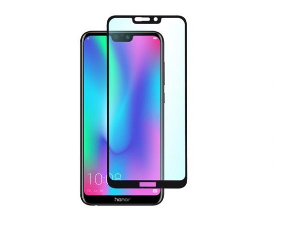 Защитное 3D стекло для Honor 8C тех.пак Черное | Фото 1 из 2