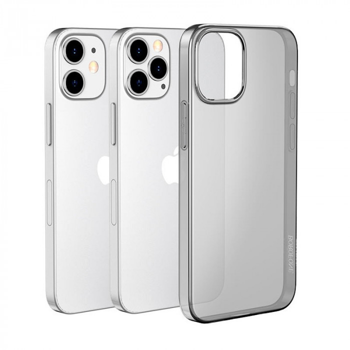 Чехол-накладка силиконовая прозрачная BOROFONE для iPhone 12/12 Pro | Фото 1 из 3
