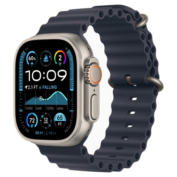 Умные часы Apple Watch Ultra 2 2024 49mm GPS + Cellular Titanium Case with Navy Ocean Band | Фото 1 из 3