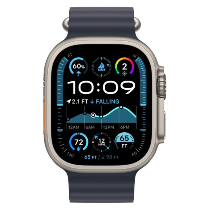 Умные часы Apple Watch Ultra 2 2024 49mm GPS + Cellular Titanium Case with Navy Ocean Band | Фото 2 из 3