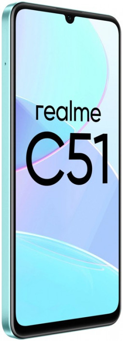 Смартфон Realme C51 4/64GB Зеленый (Mint Green) EAC | Фото 3 из 11