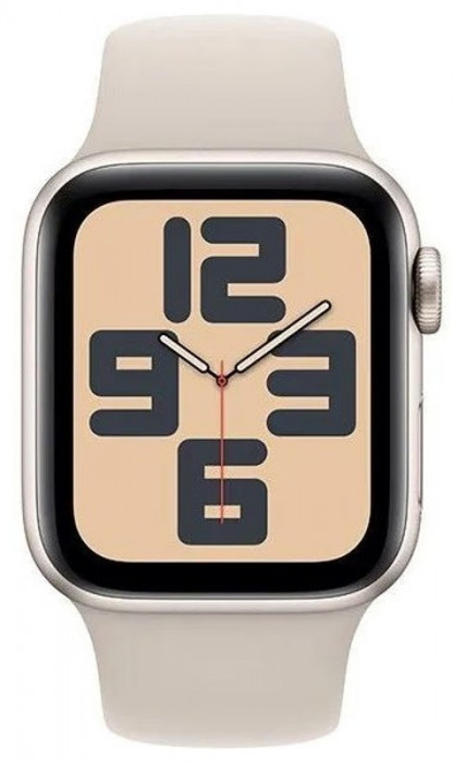 Умные часы Apple Watch SE 2023 44mm Aluminum Case with Sport Band Сияющая звезда | Фото 2 из 4