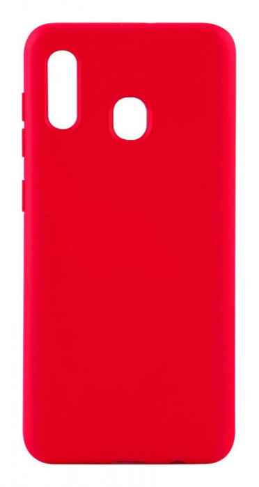 Чехол Silicone Cover для Samsung Galaxy A20/A30 Красный | Фото 1 из 2