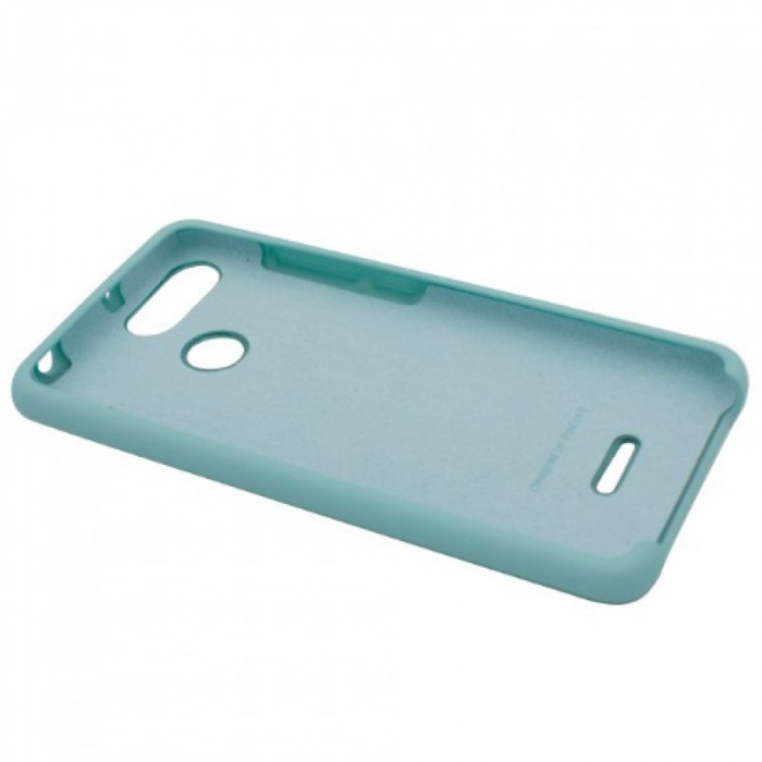 Чехол-накладка Silicone Cover для Xiaomi Redmi 6 Сине-зеленый | Фото 1 из 2
