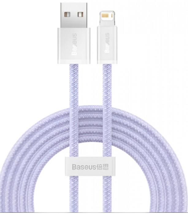 Кабель Baseus Dynamic Series Fast Charging Data Cable USB to Lightning 20W 2m Фиолетовый (CALD000505) | Фото 1 из 2