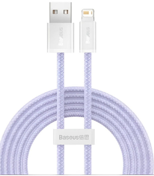 Кабель Baseus Dynamic Series Fast Charging Data Cable USB to Lightning 20W 2m Фиолетовый (CALD000505) | Фото 2 из 2