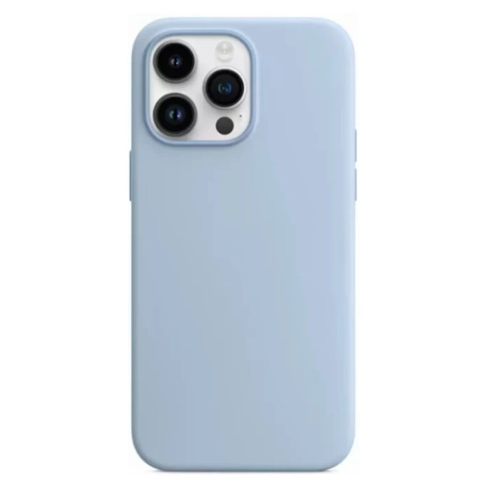 Чехол накладка Silicone Case для iPhone 15 Pro Голубой | Фото 1 из 1