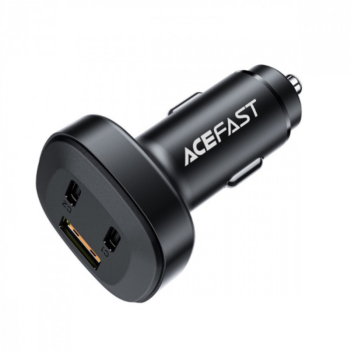 Автомобильное зарядное устройство ACEFAST B3 66W USB-C+USB-С+USB | Фото 1 из 2