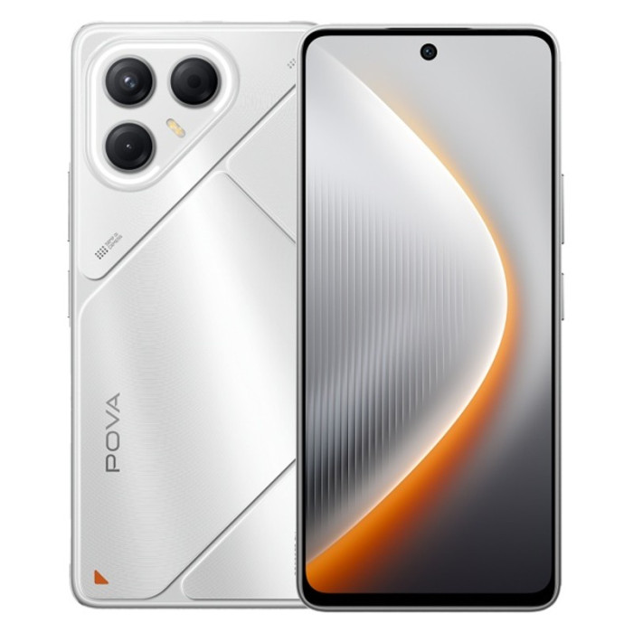 Смартфон TECNO POVA 7 5G 8/256GB Серебро (Magic Silver) | Фото 1 из 3