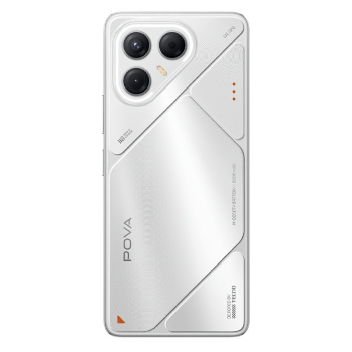 Смартфон TECNO POVA 7 5G 8/256GB Серебро (Magic Silver) | Фото 2 из 3