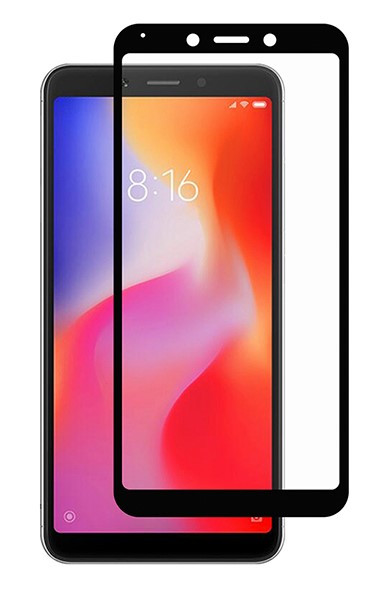 Защитное стекло для Xiaomi Redmi 6 Черный | Фото 1 из 2