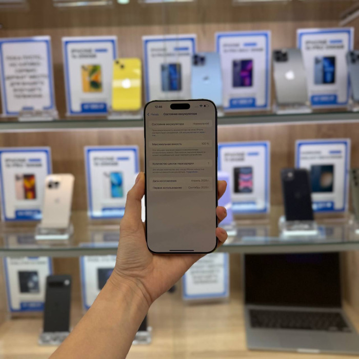 Уценка Смартфон Apple iPhone 16 Pro Max 256GB Натуральный титан nano SIM + eSIM