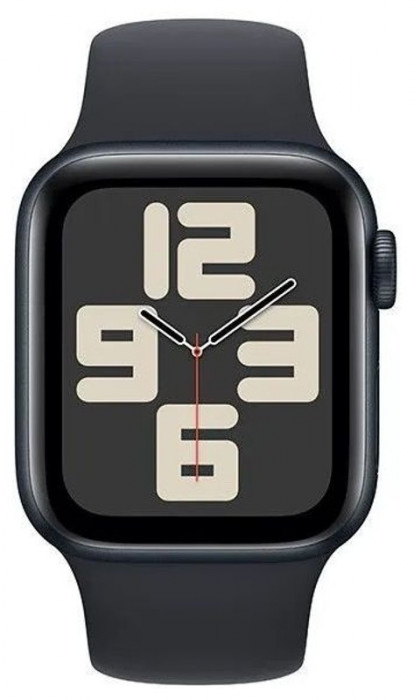 Умные часы Apple Watch SE 2023 44mm Aluminum Case with Sport Band Тёмная ночь | Фото 2 из 3