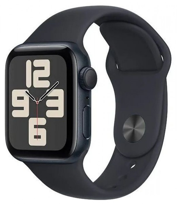 Умные часы Apple Watch SE 2023 44mm Aluminum Case with Sport Band Тёмная ночь | Фото 1 из 3