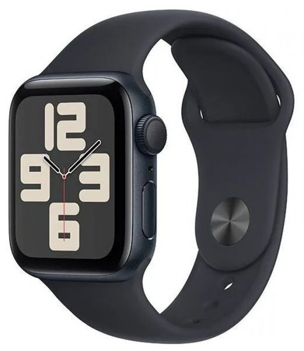 Умные часы Apple Watch SE 2023 44mm Aluminum Case with Sport Band Тёмная ночь | Фото 3 из 3