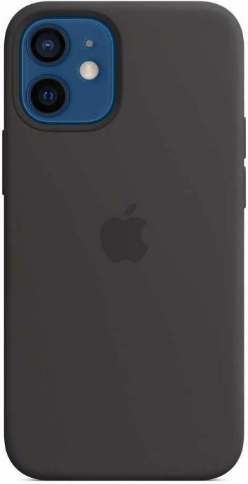 Чехол Silicone case для iPhone 12 Mini magsafe Черный | Фото 2 из 3