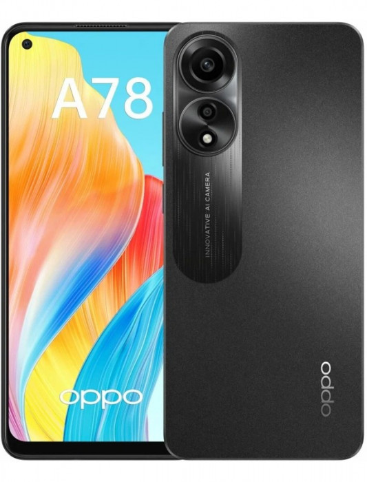 Смартфон Oppo A78 8/128GB Дымчатый черный (Mist Black) | Фото 3 из 10