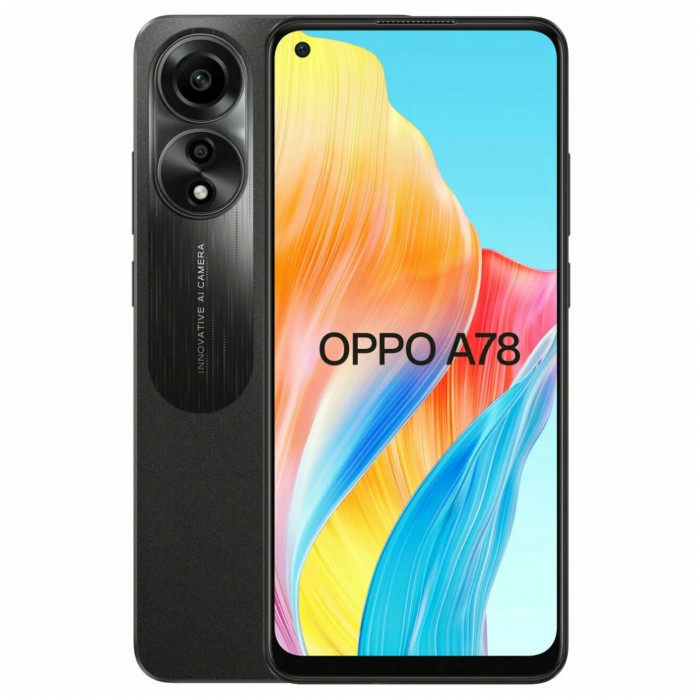 Смартфон Oppo A78 8/128GB Дымчатый черный (Mist Black) | Фото 1 из 10