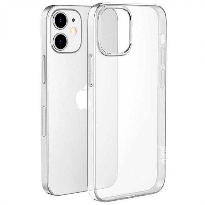 Чехол-накладка силиконовая прозрачная Hoco для iPhone 12 Mini | Фото 1 из 2