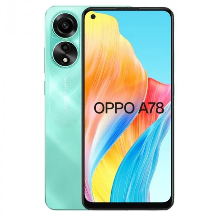 Смартфон Oppo A78 8/128GB Лазурный (Agua Green) | Фото 1 из 11