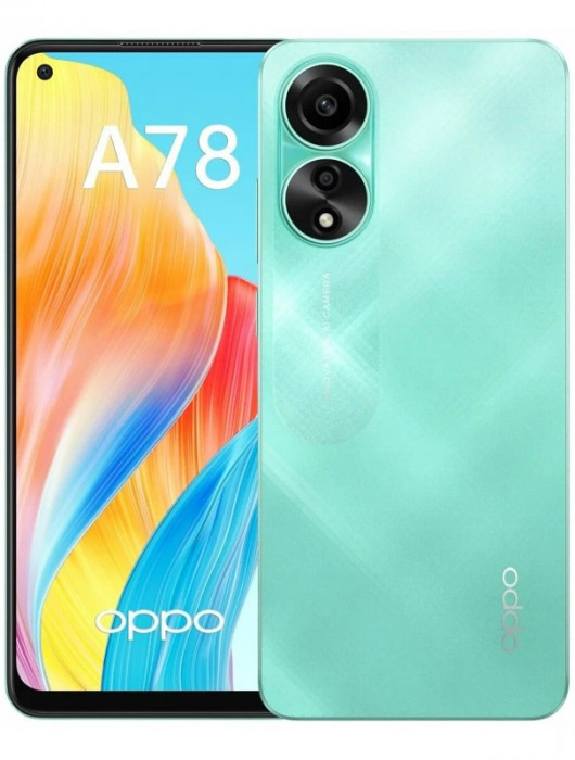 Смартфон Oppo A78 8/128GB Лазурный (Agua Green) | Фото 10 из 11