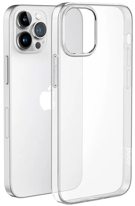 Чехол-накладка силиконовая прозрачная HOCO для iPhone 14 Pro | Фото 2 из 2
