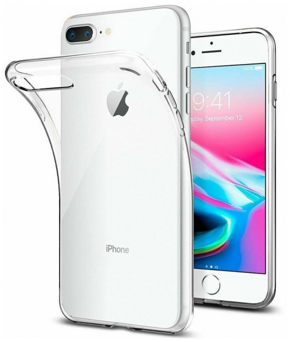 Чехол-накладка силиконовая для iPhone 7 с зеркальной рамкой | Фото 1 из 2