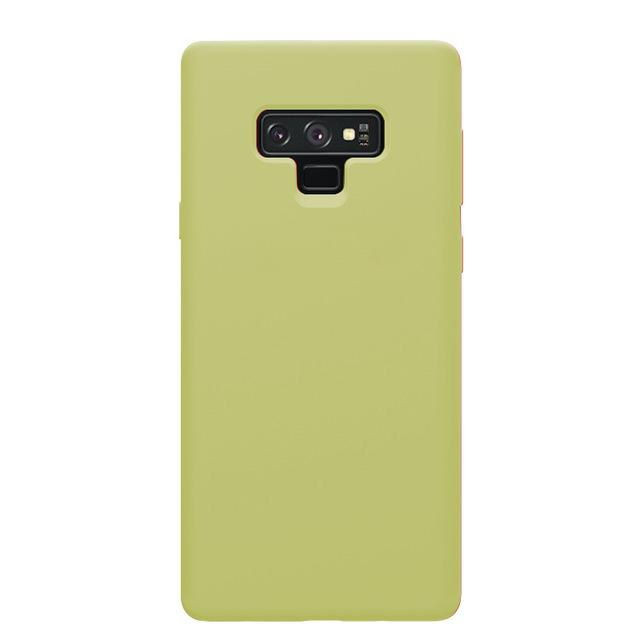 Чехол-накладка Silicone Cover для Samsung Galaxy Note 9 Горчичный | Фото 1 из 2