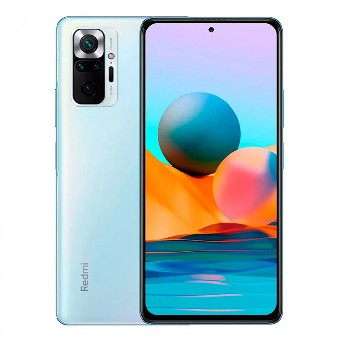 Смартфон Xiaomi Redmi Note 10 Pro 8/256GB Голубой (Glacier Blue) | Фото 1 из 12