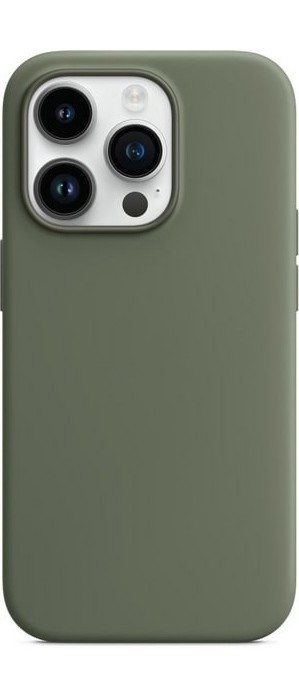 Чехол Silicone Case MagSafe для iPhone 14 Pro Max Olive | Фото 3 из 3