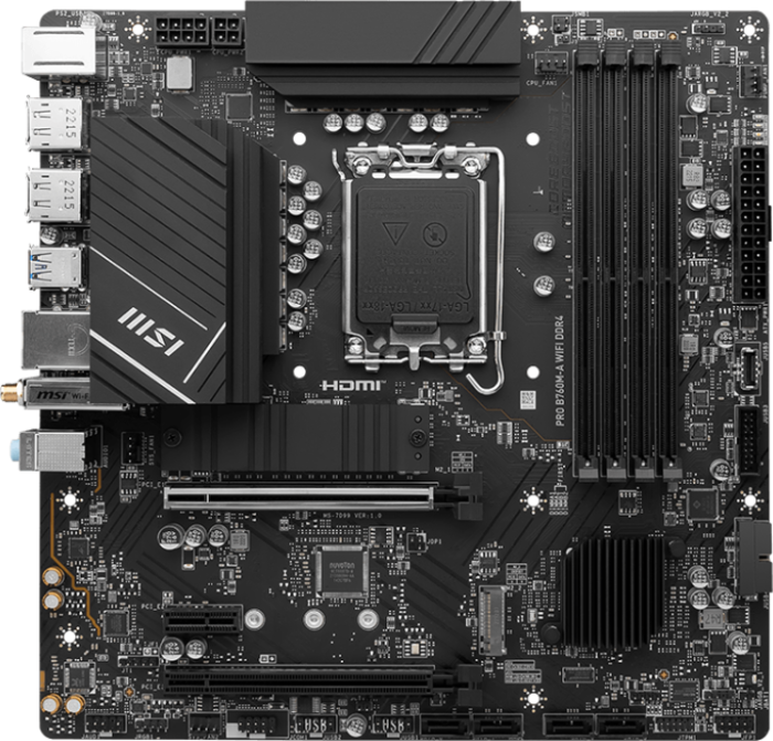 Материнская плата MSI PRO B760M-A WIFI DDR4