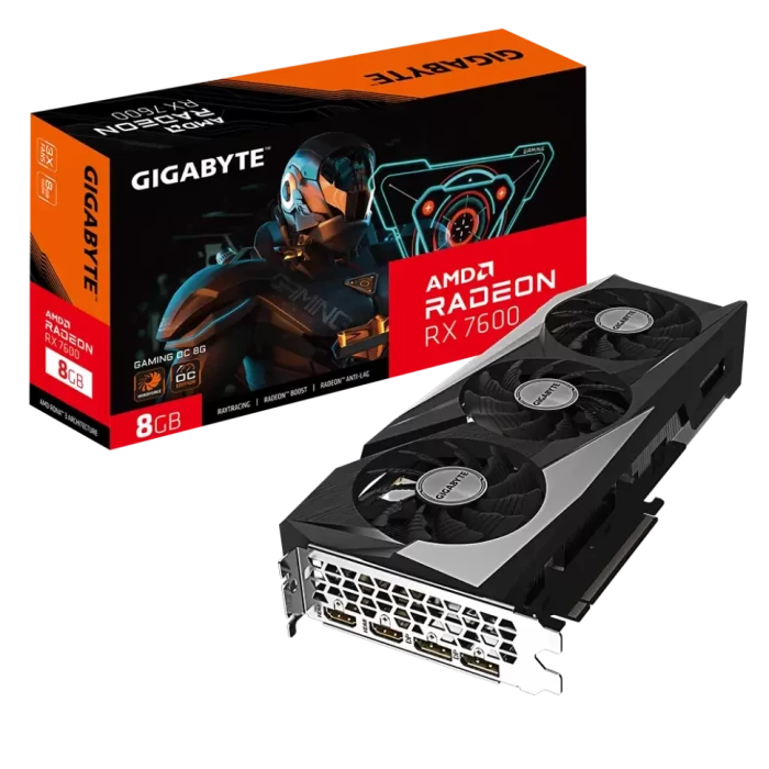 Видеокарта Gigabyte (GV-R76GAMING OC-8GD) Radeon RX 7600 8GB GAMING OC | Фото 1 из 1